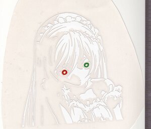 Rating: Safe Score: 0 Tags: 1girl green_eyes heterochromia image looking_at_viewer maid maid_headdress monochrome red_eyes solo suiseiseki User: admin