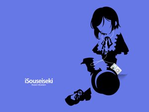 Rating: Safe Score: 0 Tags: 1girl blue_background blue_theme closed_eyes cover doujinshi doujinshi_#118 image monochrome multiple short_hair simple_background solo User: admin