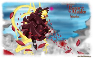 Rating: Safe Score: 0 Tags: 1girl blonde_hair dress flower image petals rose_petals shinku solo User: admin