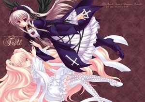 Rating: Safe Score: 0 Tags: 2girls albino arm_grab bangs blonde_hair boots choker cross-laced_clothes cross-laced_footwear cross_print dress eyepatch flower flower_eyepatch frills hairband high_heels image juliet_sleeves kirakishou knee_boots lace lace-up_boots long_hair long_sleeves multiple_girls pair pantyhose pink_hair puffy_sleeves red_eyes ribbon rose rozen_maiden shigemasa silver_hair suigintou text_focus thigh_boots thighhighs two_side_up very_long_hair white_dress white_footwear wings yellow_eyes User: admin