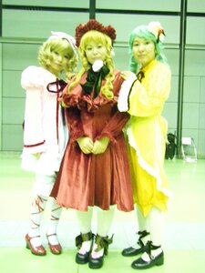 Rating: Safe Score: 0 Tags: blonde_hair dress hat long_sleeves mary_janes multiple_cosplay multiple_girls shinku standing tagme User: admin