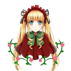 Rating: Safe Score: 0 Tags: 1girl bangs blonde_hair blue_eyes bow capelet drill_hair flower hair_ribbon image long_hair looking_at_viewer pink_rose red_capelet red_flower red_rose ribbon rose shinku sidelocks simple_background smile solo twintails upper_body white_background User: admin