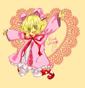 Rating: Safe Score: 0 Tags: 1girl :d blonde_hair bloomers bow dress full_body green_eyes hair_bow hina_ichigo hinaichigo image long_sleeves open_mouth outstretched_arms pink_bow pink_dress shoes short_hair smile solo star_(symbol) underwear white_bloomers white_legwear User: admin