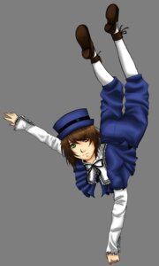 Rating: Safe Score: 0 Tags: 1girl brown_hair full_body green_eyes hat heterochromia image long_sleeves looking_at_viewer red_eyes ribbon solo souseiseki transparent_background User: admin