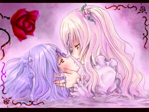 Rating: Safe Score: 0 Tags: 2girls barasuishou blonde_hair blush eye_contact eyepatch flower hair_ornament hand_on_another's_cheek hand_on_another's_face holding image kirakishou letterboxed long_hair looking_at_another multiple_girls pair pedal pink_hair pokomi purple_hair red_rose rose rozen_maiden rozen_maiden_traumend yellow_eyes yuri User: admin