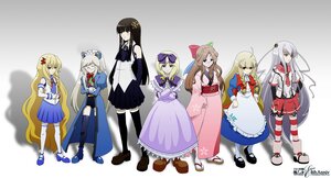 Rating: Safe Score: 0 Tags: 6+girls aotenjou auto_tagged barasuishou black_legwear blonde_hair blue_legwear blue_skirt boots brown_hair dress enju_maiden garuda gloves hair_ornament japanese_clothes keikoutou kiichigo kimono kokuyouseki long_hair multiple multiple_girls pantyhose shinabeni silver_hair skirt smile striped striped_legwear tagme thighhighs white_legwear yellow_eyes User: admin