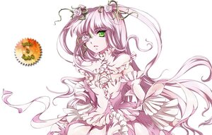 Rating: Safe Score: 0 Tags: 1girl dress elbow_gloves flower frills gloves green_eyes hair_flower hair_ornament image kirakishou long_hair pink_hair rose solo very_long_hair vines User: admin