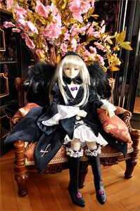 Rating: Safe Score: 0 Tags: 1girl black_legwear doll dress flower frills gothic_lolita hairband lolita_fashion long_hair sitting solo standing suigintou thighhighs User: admin