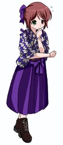 Rating: Safe Score: 0 Tags: 1girl auto_tagged bashamichi blush boots bow brown_hair flying_sweatdrops full_body green_eyes hair_bow hakama hakama_skirt heterochromia honami_yuu image japanese_clothes kimono meiji_schoolgirl_uniform purple_hakama red_eyes rozen_maiden skirt solo souseiseki standing tasuki yagasuri User: admin