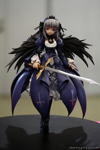 Rating: Safe Score: 0 Tags: 1girl black_wings doll dress frills full_body hairband holding holding_weapon long_hair long_sleeves looking_at_viewer pink_eyes red_eyes rose silver_hair solo standing suigintou weapon wings User: admin