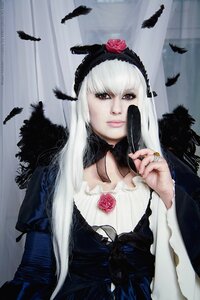 Rating: Safe Score: 0 Tags: 1girl animal bird bird_on_hand bird_on_head bird_on_shoulder black_feathers black_wings crow dove dress eagle feathered_wings feathers flower hairband lips long_hair long_sleeves nail_polish owl parrot rose seagull silver_hair solo suigintou white_feathers User: admin