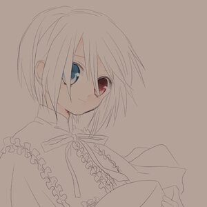 Rating: Safe Score: 0 Tags: 1girl blue_eyes brown_background closed_mouth frills heterochromia image looking_at_viewer neck_ribbon red_eyes ribbon short_hair simple_background smile solo souseiseki upper_body white_hair User: admin