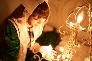 Rating: Safe Score: 0 Tags: 1girl bangs brown_hair closed_eyes dress long_hair long_sleeves solo suiseiseki User: admin