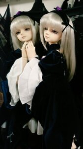Rating: Safe Score: 0 Tags: 2girls bangs blonde_hair doll dress hair_ornament lips long_hair long_sleeves looking_at_viewer multiple_girls ribbon siblings sisters solo suigintou twins white_hair wide_sleeves wings User: admin