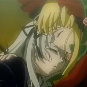 Rating: Safe Score: 0 Tags: 1boy bangs blonde_hair closed_eyes hair_ribbon image kiss profile ribbon shinku solo suigintou User: admin