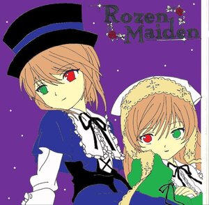 Rating: Safe Score: 0 Tags: 2girls brown_hair dress green_dress green_eyes hat heterochromia image long_sleeves looking_at_viewer multiple_girls pair purple_background red_eyes ribbon short_hair siblings sisters smile souseiseki suiseiseki top_hat twins watering_can User: admin