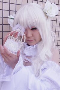Rating: Safe Score: 0 Tags: 1girl bangs closed_mouth cup flower hair_flower hair_ornament holding_cup kirakishou lips long_hair looking_at_viewer solo teacup upper_body white_flower white_hair white_rose User: admin