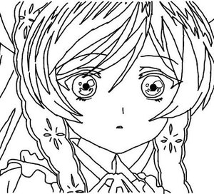 Rating: Safe Score: 0 Tags: 1girl blush greyscale image looking_at_viewer monochrome solo suiseiseki tears User: admin