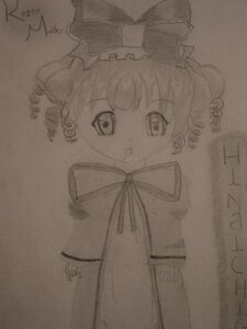 Rating: Safe Score: 0 Tags: 1girl bangs bow eyebrows_visible_through_hair hat hinaichigo image looking_at_viewer mob_cap monochrome photo short_hair solo traditional_media upper_body User: admin