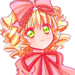 Rating: Safe Score: 0 Tags: 1girl :3 blonde_hair blush bow drill_hair green_eyes hina_ichigo hinaichigo image ribbon short_hair simple_background smile solo white_background User: admin