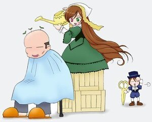 Rating: Safe Score: 0 Tags: 1boy >_< brown_hair closed_eyes dress green_eyes hat head_scarf heterochromia image long_hair long_sleeves multiple_girls musical_note open_mouth pair siblings souseiseki standing suiseiseki very_long_hair User: admin