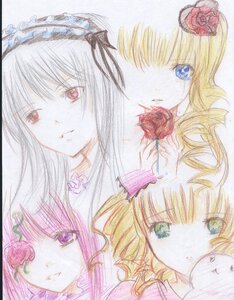 Rating: Safe Score: 0 Tags: 4girls 5girls blonde_hair blue_eyes flower green_eyes hairband hina_ichigo image long_hair looking_at_viewer multiple multiple_girls pink_eyes purple_eyes red_eyes red_flower red_rose rose shinku short_hair suigintou tagme User: admin