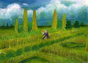 Rating: Safe Score: 0 Tags: 1girl day grass image scenery solo standing suigintou traditional_media water User: admin