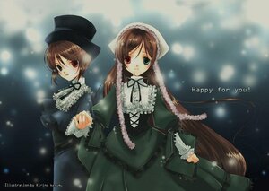 Rating: Safe Score: 0 Tags: 2girls brown_hair dress green_dress green_eyes hat heterochromia holding_hands image kirino_kasumu long_hair long_sleeves looking_at_viewer multiple_girls pair red_eyes rozen_maiden short_hair siblings sisters smile souseiseki suiseiseki top_hat twins very_long_hair User: admin
