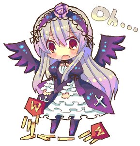 Rating: Safe Score: 0 Tags: 1girl bad_id bad_pixiv_id bangs black_wings blush boots chibi chocolat_(momoiro_piano) commentary_request dress duplicate flower food french_fries frills full_body hairband image lolita_fashion lolita_hairband long_hair long_sleeves lowres mcdonald's oekaki open_mouth orange_eyes pixel-perfect_duplicate red_eyes rose rozen_maiden silver_hair simple_background solo suigintou very_long_hair white_background wings User: admin
