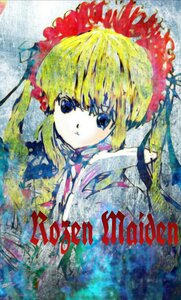 Rating: Safe Score: 0 Tags: 1990s_(style) 1girl bangs blonde_hair blue_eyes bonnet dress flower image long_hair looking_at_viewer red_flower shinku solo twintails User: admin
