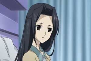 Rating: Safe Score: 0 Tags: 1girl auto_tagged black_hair human image indoors kakizaki_megu long_hair screenshot solo upper_body User: admin