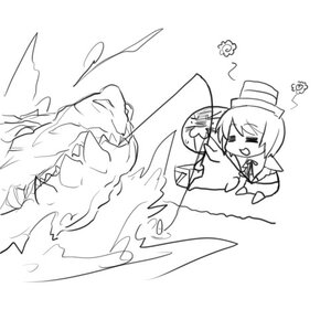 Rating: Safe Score: 0 Tags: 1girl >_< cirno closed_eyes dress greyscale hat image monochrome mononobe_no_futo open_mouth short_hair smile solo souseiseki tate_eboshi wings User: admin