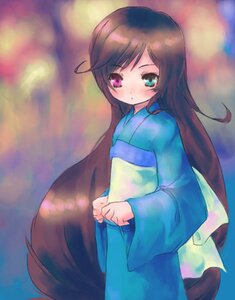 Rating: Safe Score: 0 Tags: 1girl bangs blue_eyes blue_kimono blush brown_hair heterochromia image japanese_clothes kimono long_hair long_sleeves looking_at_viewer lowres obi pokomi red_eyes rozen_maiden sash solo suiseiseki very_long_hair wide_sleeves yukata User: admin
