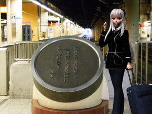 Rating: Safe Score: 0 Tags: 1girl bag building image long_hair pants photo_background red_eyes solo standing street suigintou white_hair User: admin