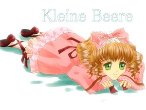 Rating: Safe Score: 0 Tags: 1girl blonde_hair bow dress drill_hair frills full_body green_eyes hair_bow hina_ichigo hinaichigo image long_sleeves looking_at_viewer lying on_stomach pink_bow pink_dress ribbon shoes smile solo twin_drills white_background User: admin