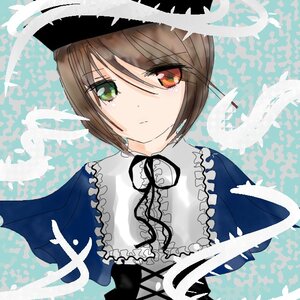 Rating: Safe Score: 0 Tags: 1girl auto_tagged black_headwear brown_hair frills green_eyes hat heterochromia image looking_at_viewer red_eyes short_hair solo souseiseki upper_body User: admin