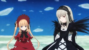 Rating: Safe Score: 0 Tags: 2girls auto_tagged black_wings blonde_hair blue_eyes bonnet bow day dress flower frills hairband image long_hair long_sleeves looking_at_viewer multiple_girls pair possible_duplicate red_dress red_eyes shinku sky suigintou twintails very_long_hair wings User: admin