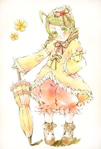 Rating: Safe Score: 0 Tags: 1girl ahoge bloomers blush broom dress drill_hair flower full_body green_eyes green_hair image kanaria long_sleeves puffy_pants puffy_sleeves ribbon smile solo standing striped underwear vertical_stripes white_bloomers User: admin