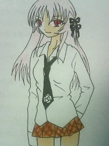 Rating: Safe Score: 0 Tags: 1girl bangs cowboy_shot hair_ornament image jacket long_hair long_sleeves looking_at_viewer miniskirt monochrome pleated_skirt red_eyes shirt skirt smile solo suigintou traditional_media User: admin