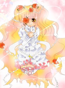 Rating: Safe Score: 0 Tags: 1girl blonde_hair dress eyepatch flower frills hands_clasped image kirakishou long_hair multicolored_hair pink_hair red_flower red_rose rose solo veil User: admin