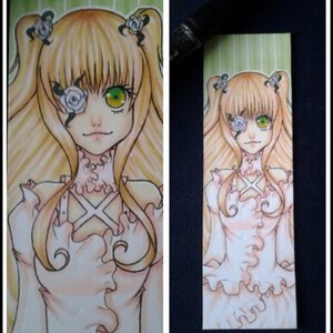Rating: Safe Score: 0 Tags: 1girl blonde_hair dress dual_persona eyepatch flower frills hair_ornament image kirakishou long_hair smile solo traditional_media twintails two_side_up weapon yellow_eyes User: admin