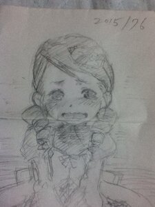Rating: Safe Score: 0 Tags: 1girl greyscale image kanaria monochrome photo sketch solo tears traditional_media User: admin
