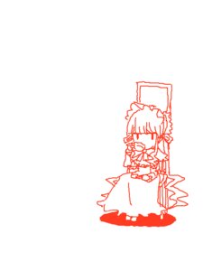 Rating: Safe Score: 0 Tags: 1girl bow dress hair_bow hakurei_reimu image long_hair monochrome shinku solo User: admin