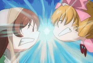 Rating: Safe Score: 0 Tags: 2girls blonde_hair bow clenched_teeth close-up closed_eyes grin hat hinaichigo image multiple_girls ocean pair short_hair siblings sisters smile suiseiseki teeth water User: admin