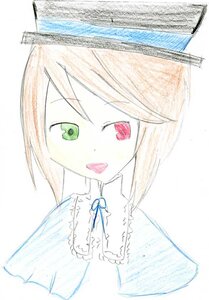 Rating: Safe Score: 0 Tags: 1girl blue_neckwear blue_ribbon green_eyes heart image neck_ribbon ribbon short_hair simple_background solo souseiseki tongue tongue_out white_background User: admin
