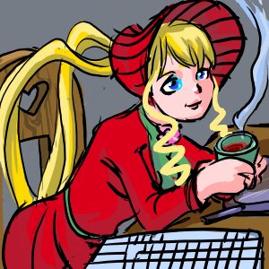 Rating: Safe Score: 0 Tags: 1girl blonde_hair blue_eyes cup dress image long_hair shinku solo User: admin