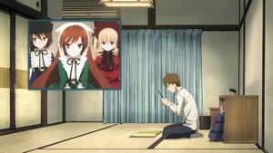 Rating: Safe Score: 0 Tags: 2girls auto_tagged blonde_hair blue_eyes brown_hair dress green_eyes heterochromia image long_hair multiple multiple_girls red_eyes ribbon shinku siblings sitting suiseiseki tagme tatami User: admin