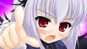 Rating: Safe Score: 3 Tags: 1girl :o blush close-up face frills hairband image katsuragi_niya lolita_hairband long_hair long_sleeves looking_at_viewer lucky_star motteke!_serafuku open_mouth parody photoshop_(medium) pointing pointing_at_viewer red_eyes rozen_maiden silver_hair simple_background solo suigintou upper_body v-shaped_eyebrows User: admin