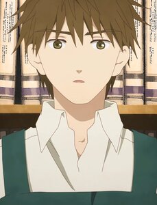 Rating: Safe Score: 0 Tags: 1boy brown_hair collared_shirt human indoors looking_at_viewer parted_lips sakurada_jun screenshot shirt solo upper_body white_shirt User: admin