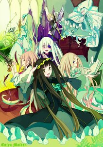 Rating: Safe Score: 0 Tags: 6+girls aotenjou barasuishou black_hair blonde_hair blue_eyes brown_hair dress enju_maiden frills garuda gun handgun keikoutou kiichigo kokuyouseki long_hair multiple multiple_girls purple_eyes shinabeni smile tagme twintails very_long_hair weapon wings User: admin
